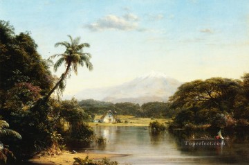 マグダレナの風景 ハドソン川のフレデリック・エドウィン教会の風景 Oil Paintings